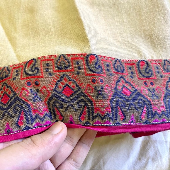 Beige & Pink Yoke Design Kurta with Palazzos & Dupatta for Women, Brand Indo Era - Picture 10 of 15